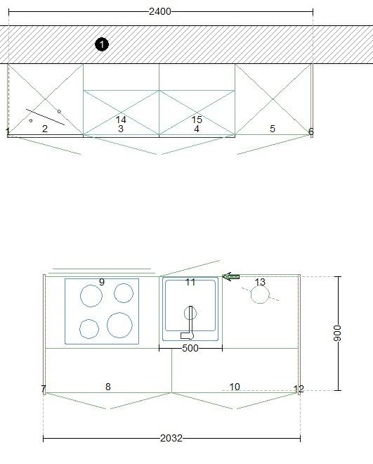 Inselküche grifflos Kücheninsel individuell planbar mit BORA - Bild 2