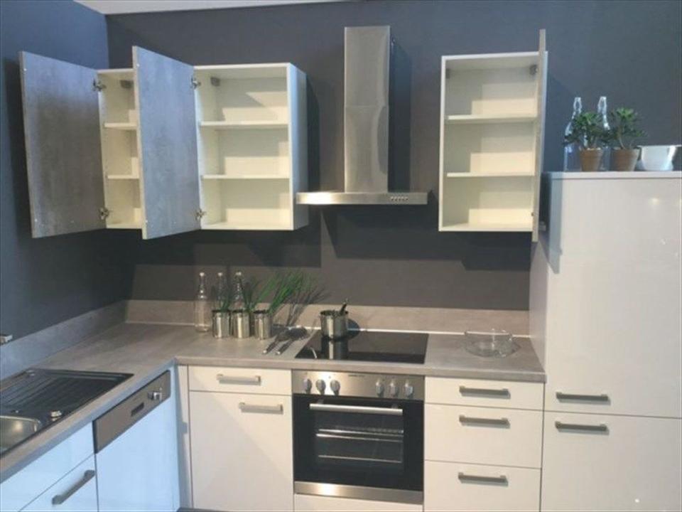 NEUE Einbauküche Beton Grau Küchenblock Küche L-Form NEU - Bild 5