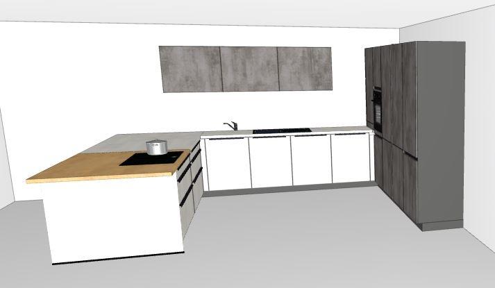 Neu Einbauküche mit Insel Planbar Design Küche Marken Küche - Bild 5