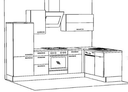 Neue Einbauküche L-Form Wunsch Küche frei planbar 78 NEU - Bild 2