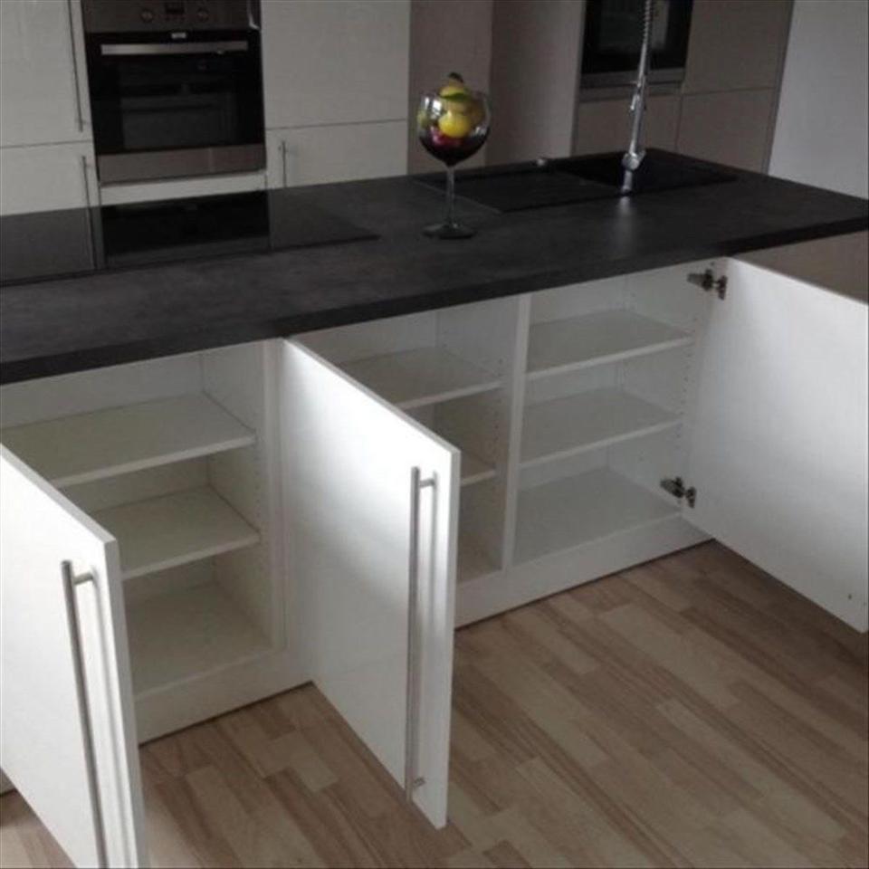 Inselküche Echtlack weiß Einbauküche frei planbar NEU - Bild 8