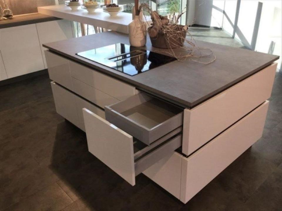NEU Insel Küche individuelle KÜCHENZEILE Einbauküche Beton - Bild 4
