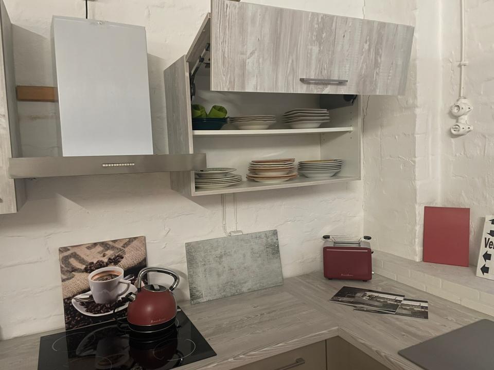 NEUE Einbauküche L-Form Küche in modern grau 275x185 individuell - Bild 8