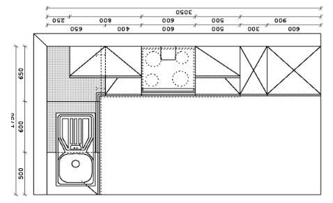 Neue Küche in L-Form Einbauküche Größen frei planbar 300 Farben Maße: 325 cm x 265 cm - Bild 2