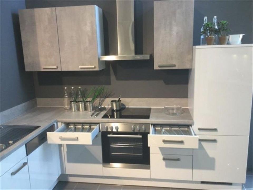 NEUE Einbauküche Beton Grau Küchenblock Küche L-Form NEU - Bild 6