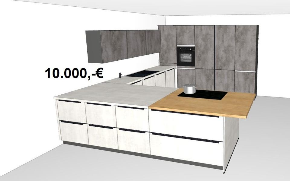 Neu Einbauküche mit Insel Planbar Design Küche Marken Küche - Bild 4