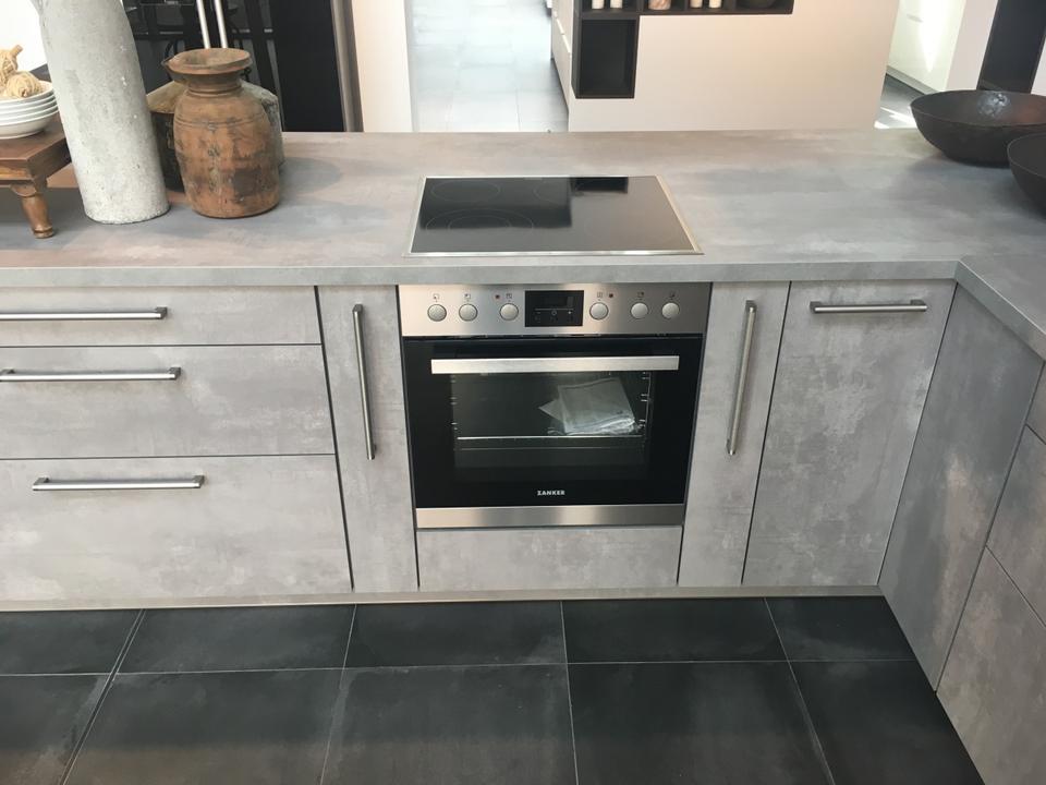 NEUE Einbauküche L-Form Küche Beton grau individuell planbar - Bild 6