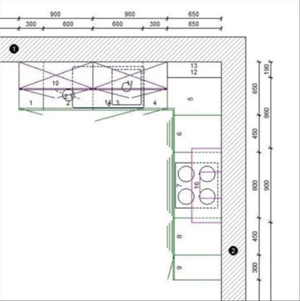Einbauküche L-Form Küche KÜCHENZEILE Winkelküche Schubladen - Bild 3