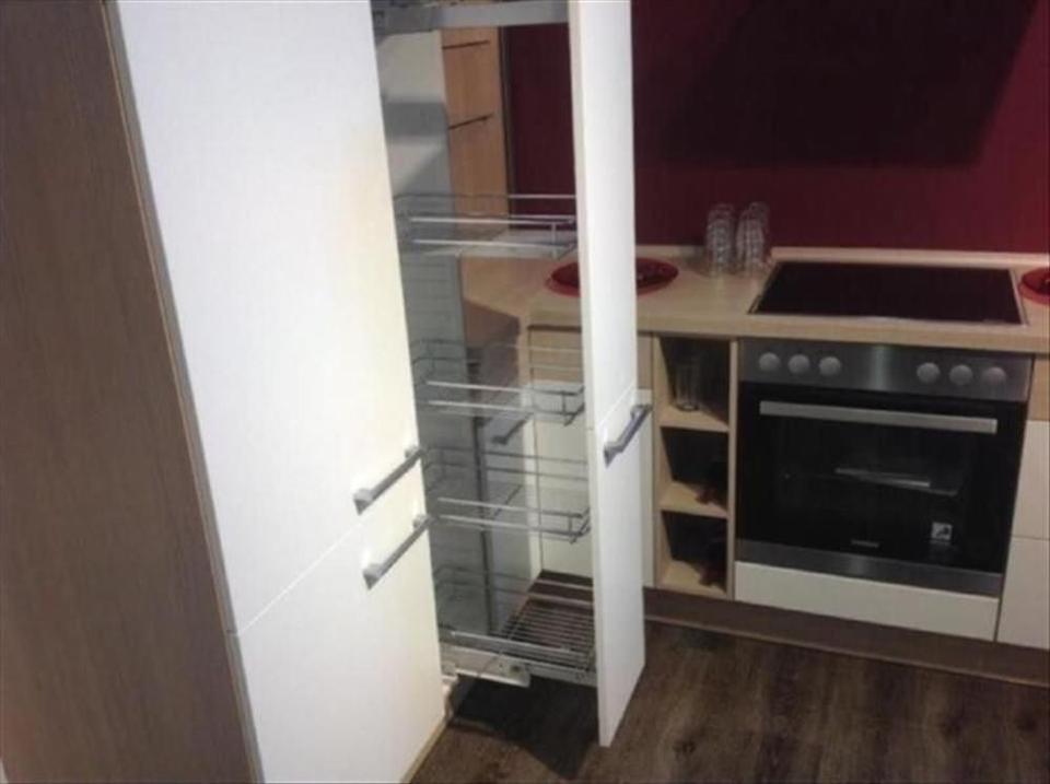 L-Form Küche weiß mit Akazie Einbauküche NEU 44 - Bild 13
